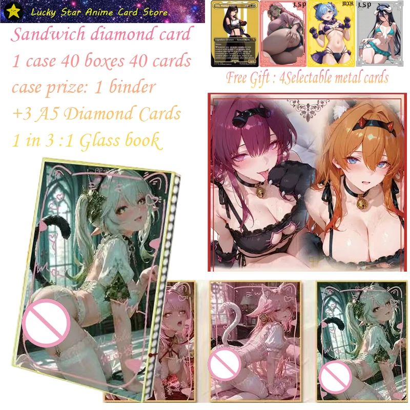 

Sun and Moon Shine Together All Diamond Card New Goddess Story Cards Anime Goddess Character Albedo Nezuko Rem Nami Power Zero 2