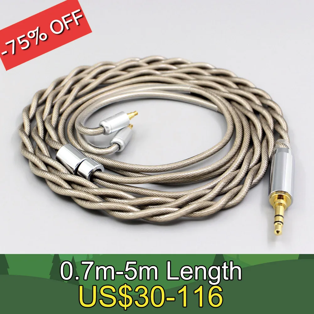 

Type6 756 core 7n Litz OCC Silver Plated Earphone Cable For Sennheiser IE40 Pro IE40pro 2 core 2.8mm LN007818