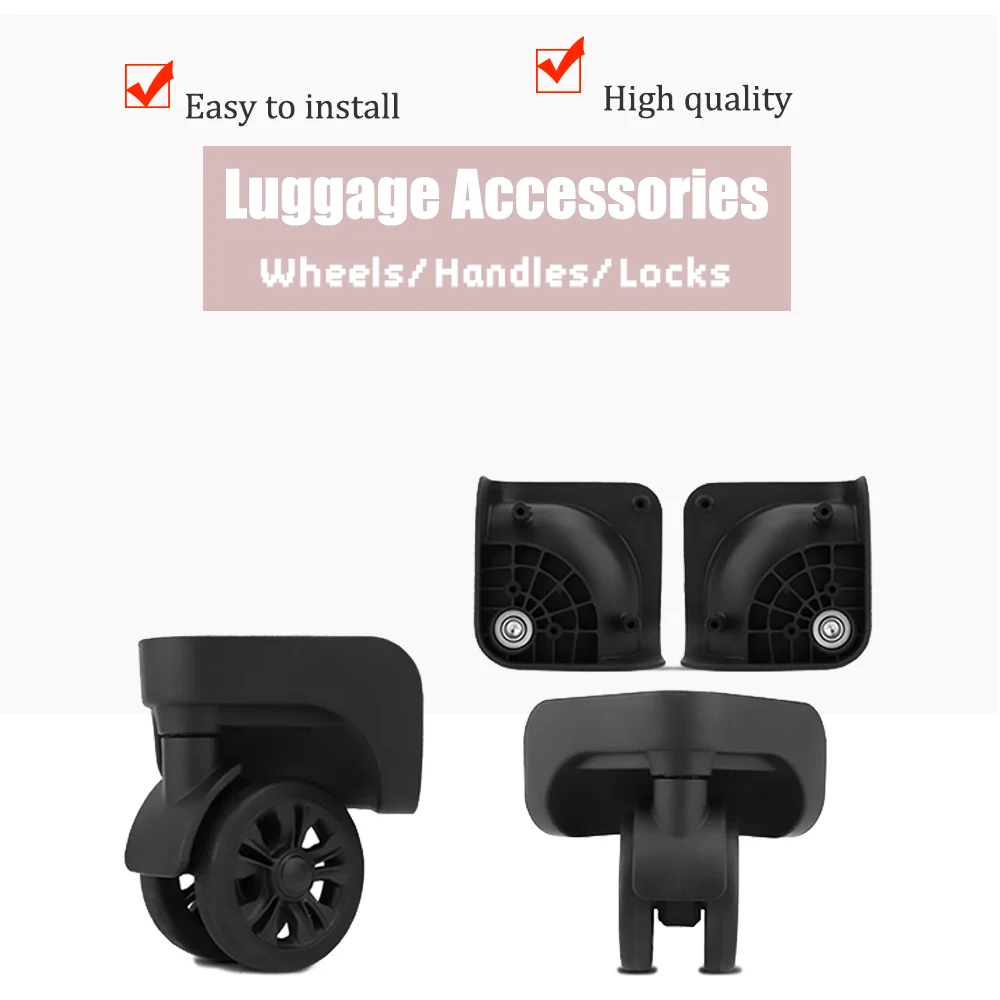 Quiet-Rolling W228 Luggage Casters with Reinforced Hubs – Built for Heavy Loads