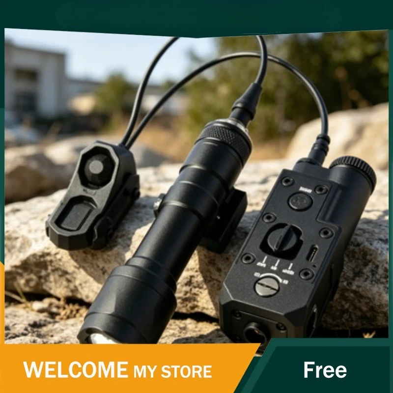 Hand Polished Outer Case DBAL-MINI Complete Laser Set Dual Control Red Green Flashlight Handcraft Fine Parts