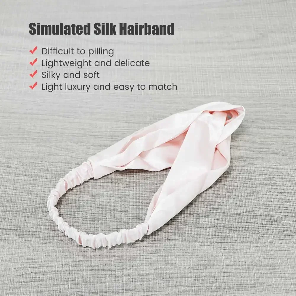 Imitated Silk Sleeping Hair Ring Imitated Silk headscarf