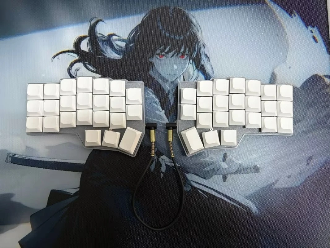 Corne Crkbd V4.1 Low Profile Wired Split Keyboard Kit Custom Hot Swap RGB VIAL Ergonomic Split Keyboard Kailh Choc V2 Accessorie