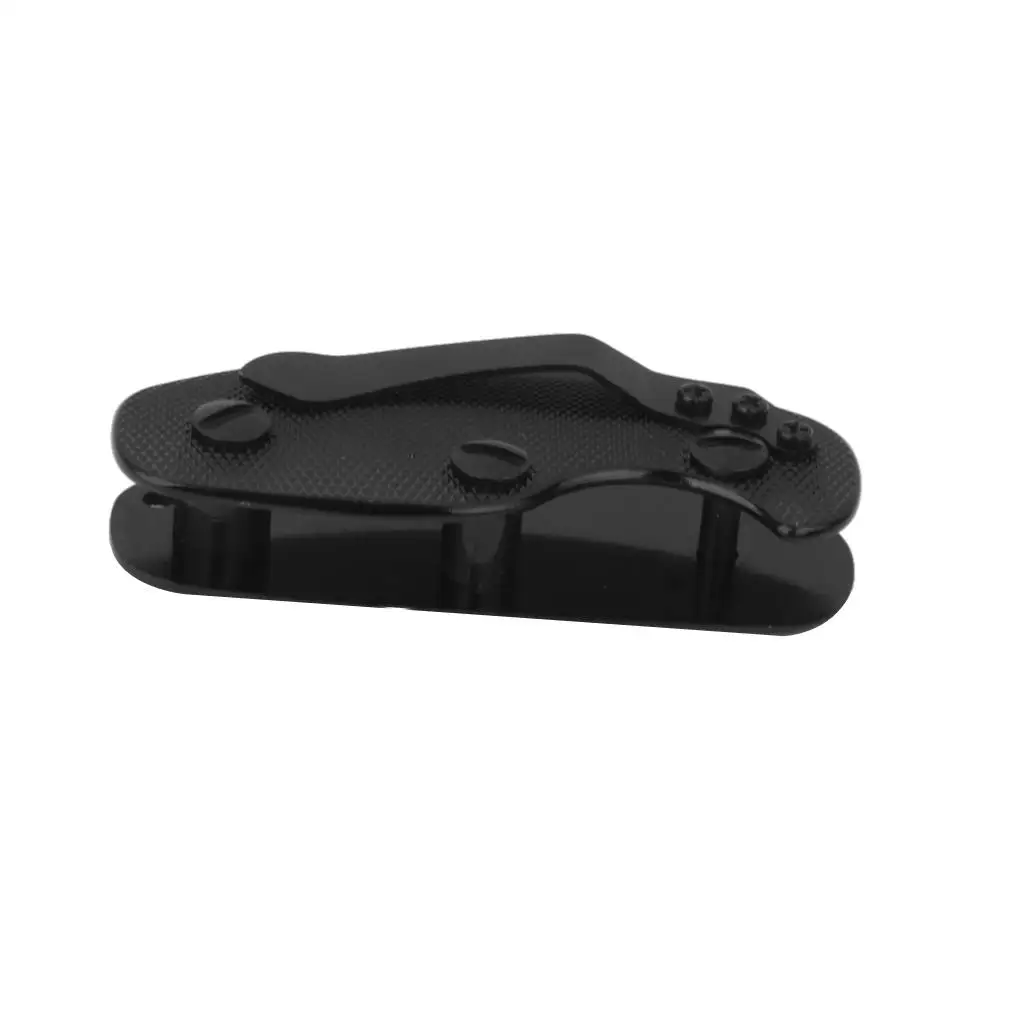Metal Key Holder Keychain Organizer Black Aluminum Alloy Key Clip Tool Lightweight Design for Car and House Keys