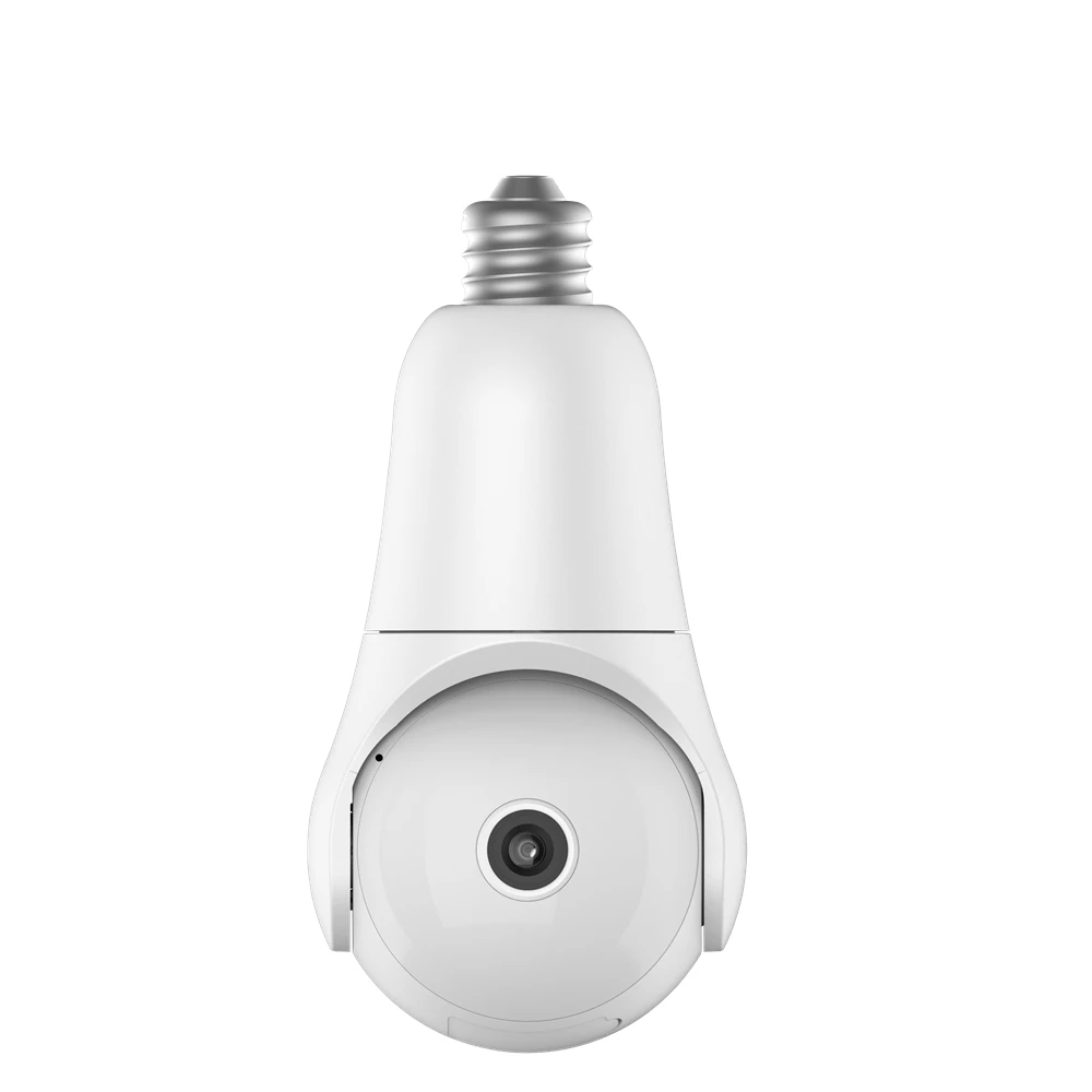 4MP Floodlight Wifi Security Indoor Camera ICSEE Infrared+White Light Bulb Wireless Surveillance Two Way Talk Camera