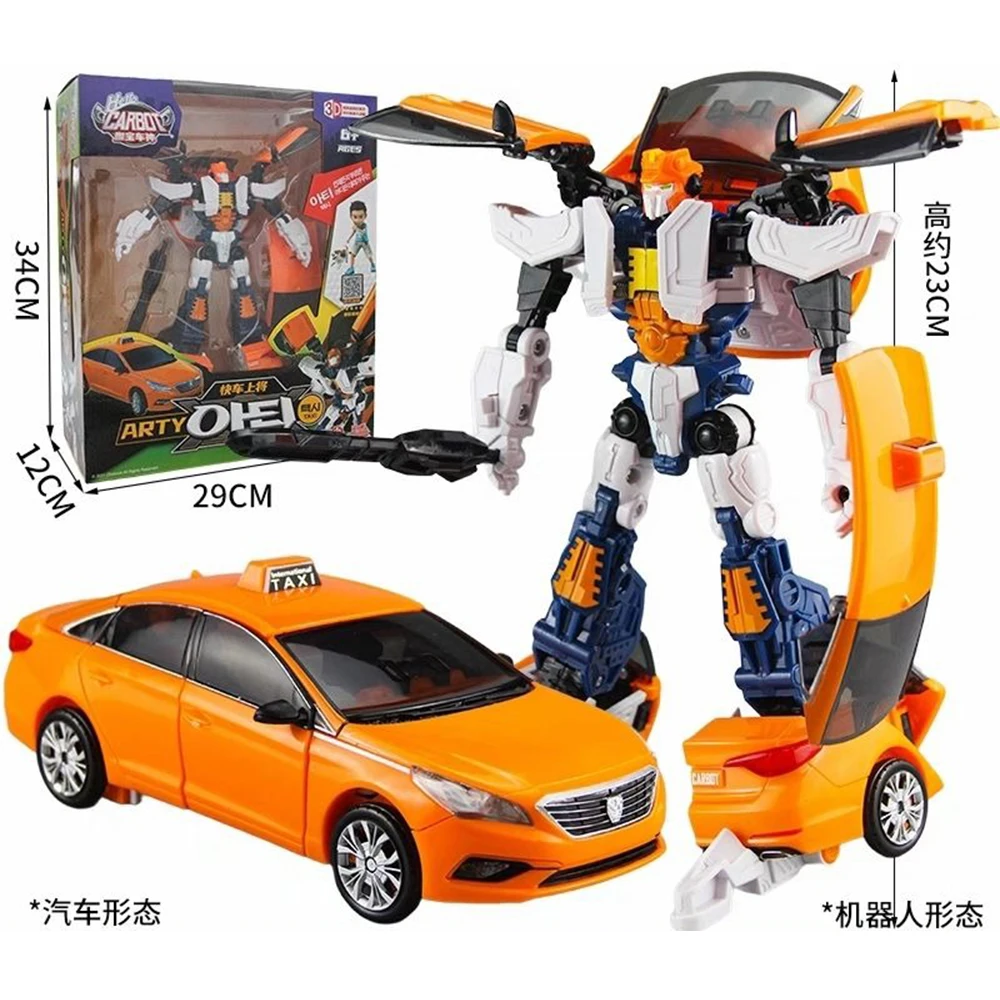 ABS Big Hello Carbot Transformation Robot Toys Action Figures Two Mode Deformation Rescue Car Toy for Children Gift