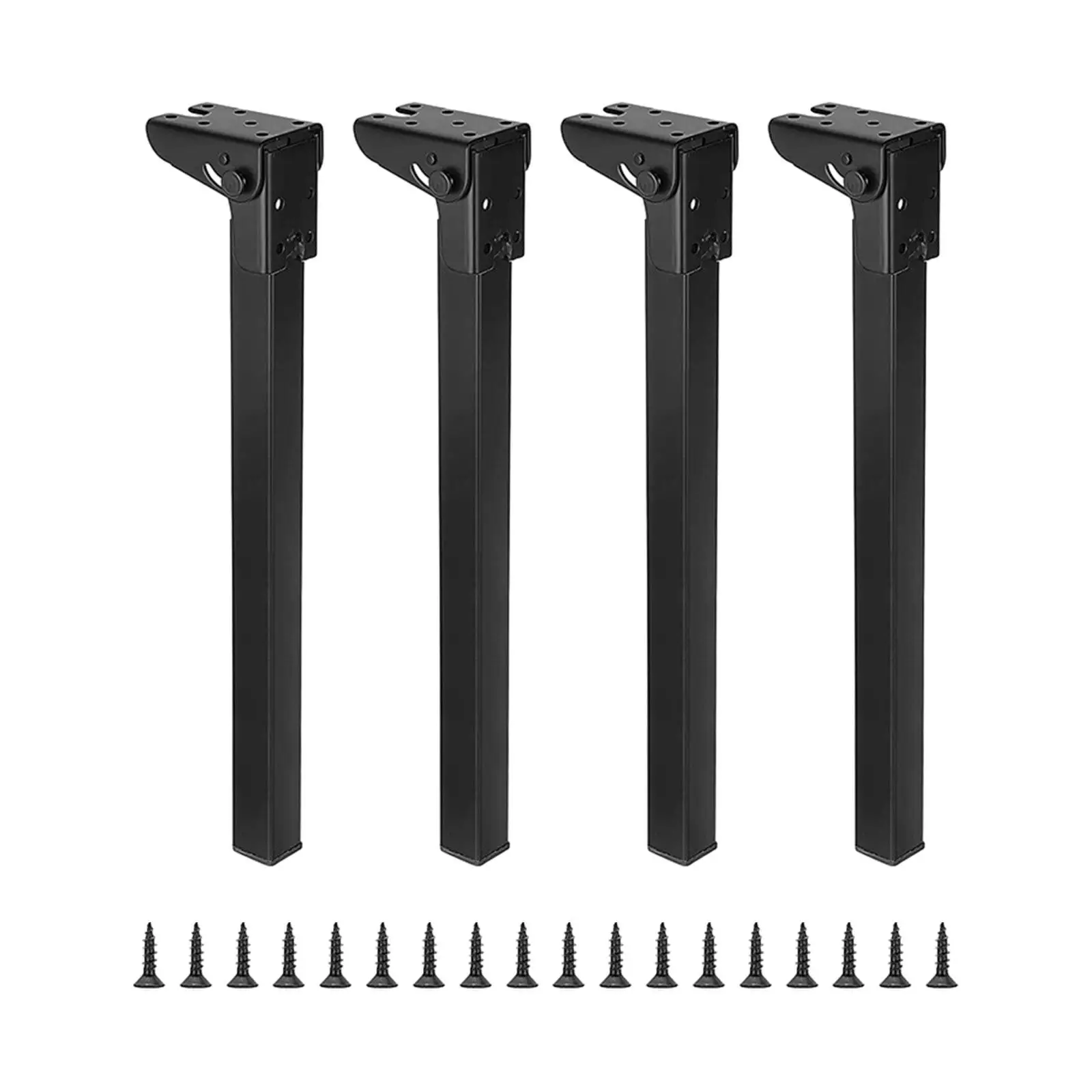 4Pcs Foldable Table Leg Replacement Collapsible Table Legs Feet for Bench Computer Desk Parts DIY Furniture Accessories