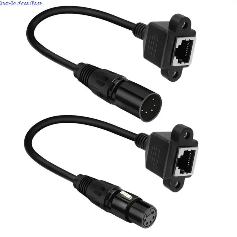 D0UA XLR5 To RJ45 A… - image
