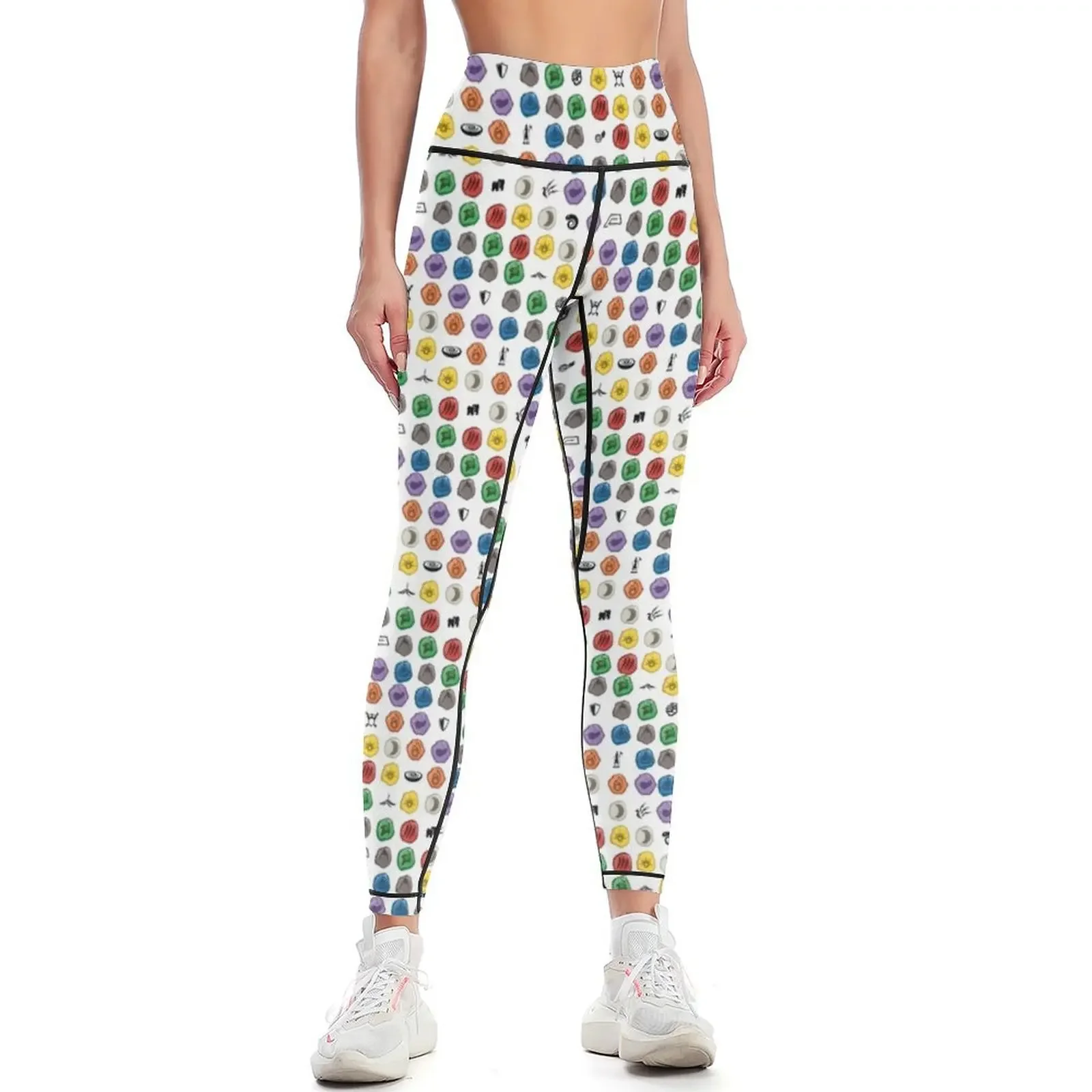 

Spirit Island Icon Pattern Leggings sports for push up Women's gym workout shorts joggers for Womens Leggings