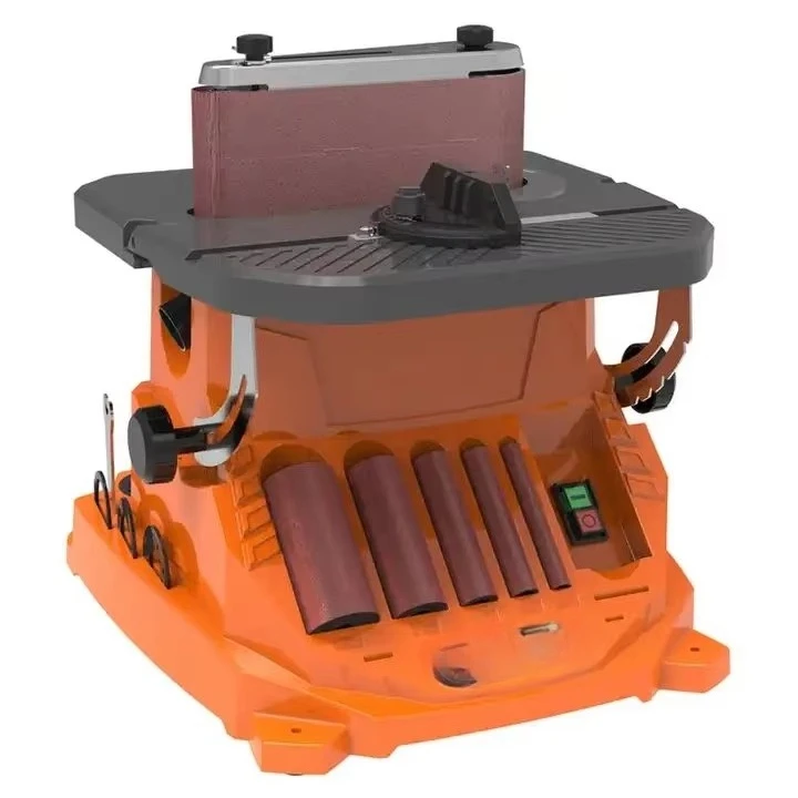 Ta.ble Vertica.l Drum Belt Oscilla.ting Spindle Bench Sa.nding Ma.chine Mini Electric Belt Sa.nder Ma.chine