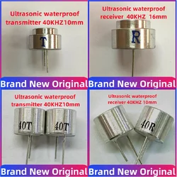 5 10PCS Ultrasonic waterproof probe 40KHZ 16mm 12mm 10mm Ultrasonic probe waterproof split type Ultrasonic transmitter receiver