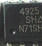 SI4925 4925B SI4925BDY-T1-E3 4925 SOP8 Surface Mount 8-pin component
