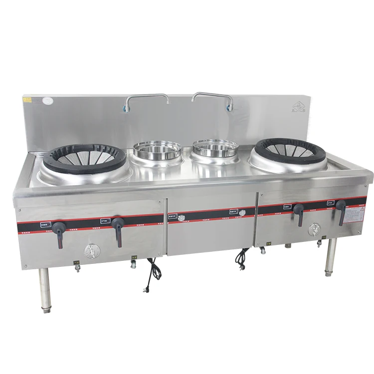 Restaurant Sets Commercial Stainless Steel Kitchen Cooking Appliances New Gas Diesel Burner Gas Stove