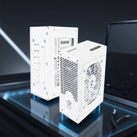 METALFISH Full-Modular SFX-500W 600W PSU 80Plus Bronzo Bianco Alimentatore Per Mini ITX Telaio Piccolo Computer Case 100/220V
