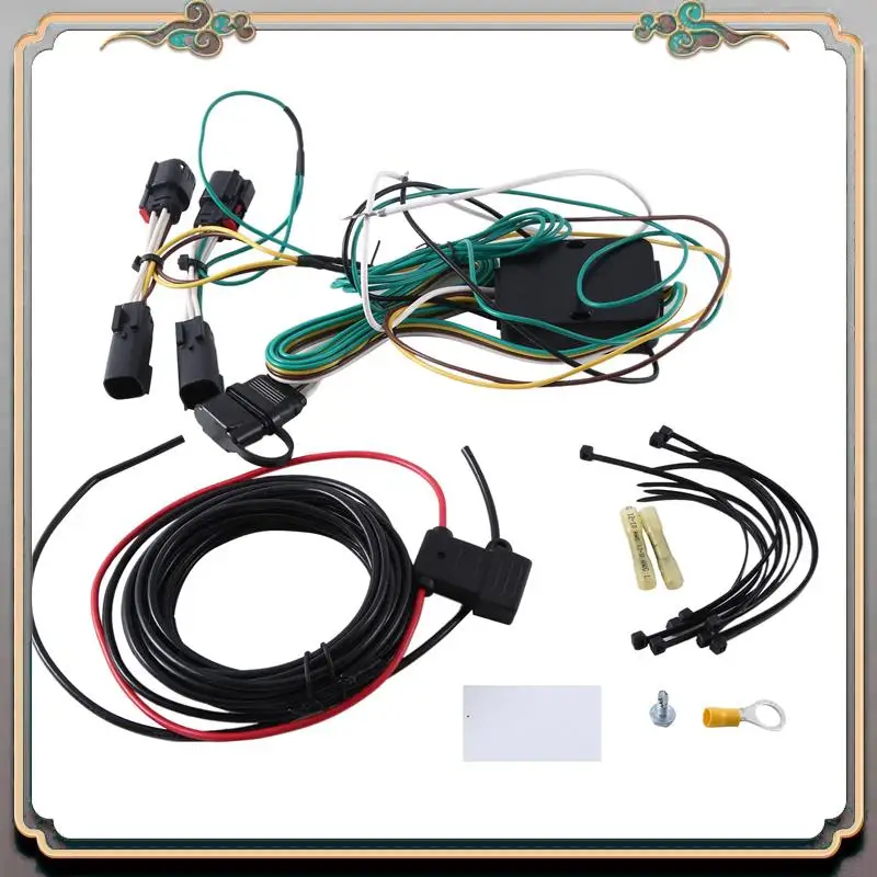 

A73Q-4-контактный разъем жгута проводов прицепа 118847 ABS автомобильные аксессуары аксессуары для интерьера для Jeep Grand Cherokee L 2021-