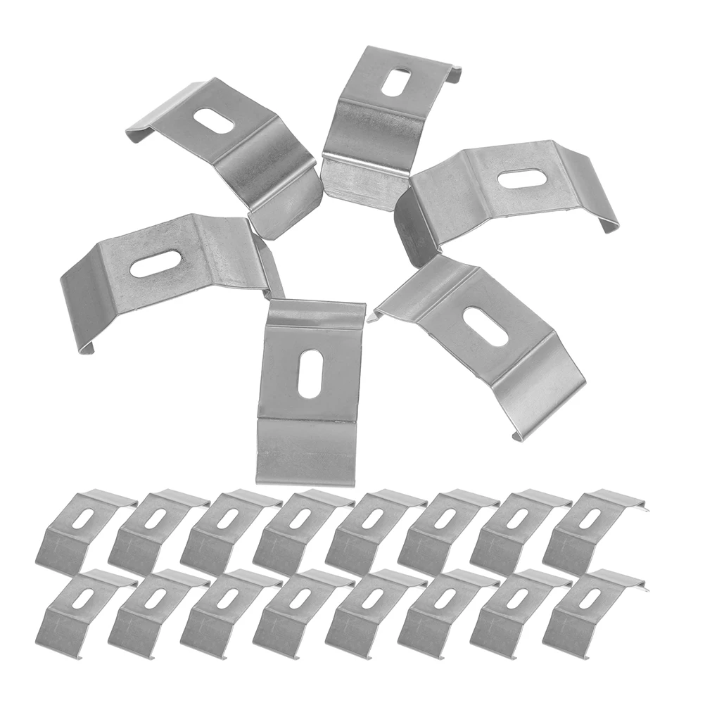 

50pcs Vertical Blind Top Fixing Brackets Sturdy Construction Easy Installation Blinds Accessories Curtains Supplies Home Decor