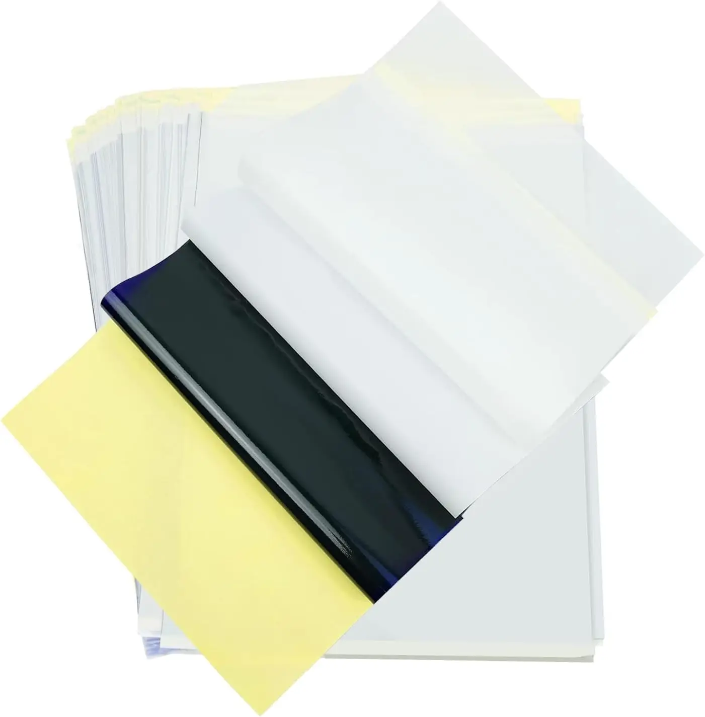 

Tattoo Transfer Paper, 50 Sheets A4 Size Stencil Paper for DIY Tattooing, 4 Layers Thermal Transfer Paper (50PCS)