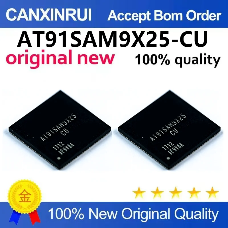 （5pcs-100pcs）Original AT91SAM9X25-CU MCU microcontroller chip package BGA217