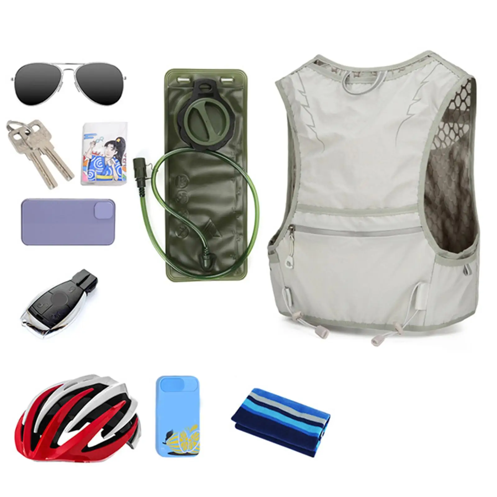 

Running Hydration Vest Water Pack Outdoor Sport Bag Runner Rucksack Hydration Pack for Men Women for Hiking Camping Climbing