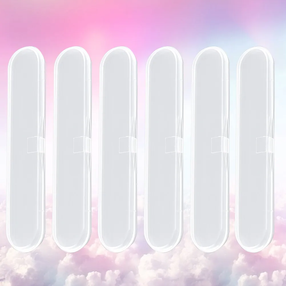 20Pcs Transparent Storage Case Compact Lightweight Box for Cotton Swabs Nail Tools Jewelry Convenient Home Organization view 3