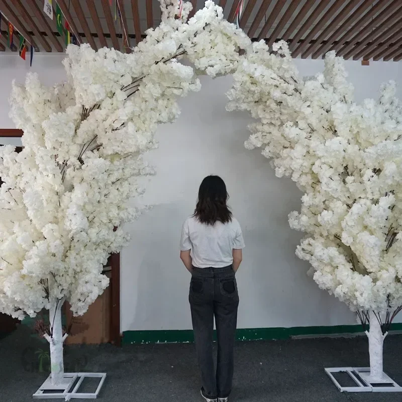 Large outdoor artificial cherry blossom trees white cherry blossom tree decoration for wedding event