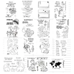 German Words Transparent Clear Stamps for DIY Scrapbooking/Card Making Fun Decoration Supplies A0107
