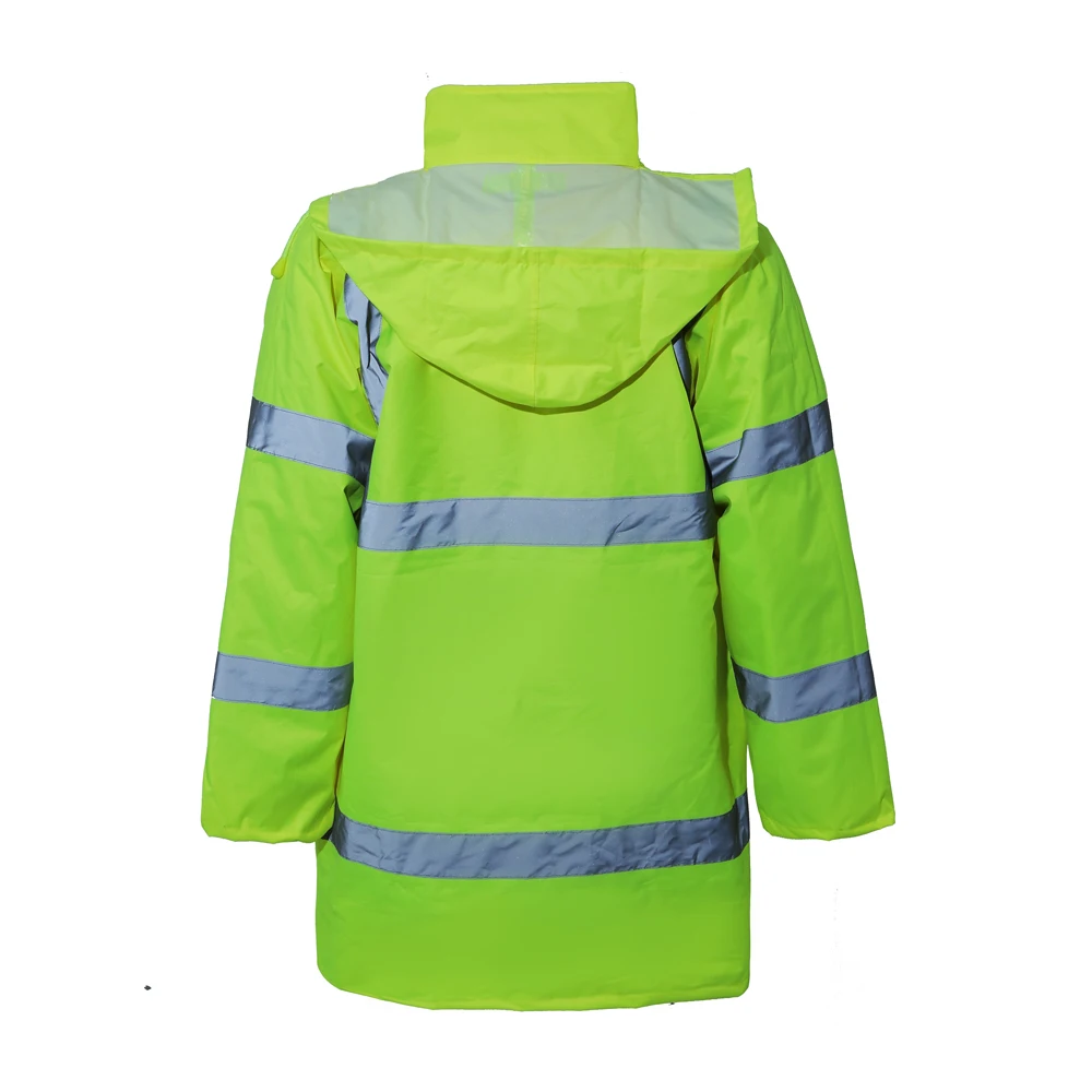 Reflective Vest Jacket Strip Fabric Construction Security Safety Vest High Visibility Hi Vis Work Reflective Clothing