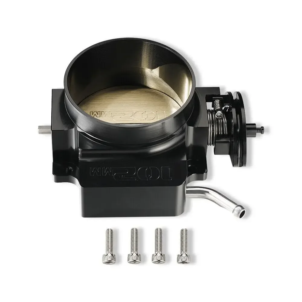 Collettore di aspirazione basso in alluminio di alta qualità da 102 mm per GM III LS1 LS2 LS3 LS6 LS7 LSX con corpo acceleratore rail carburante nero