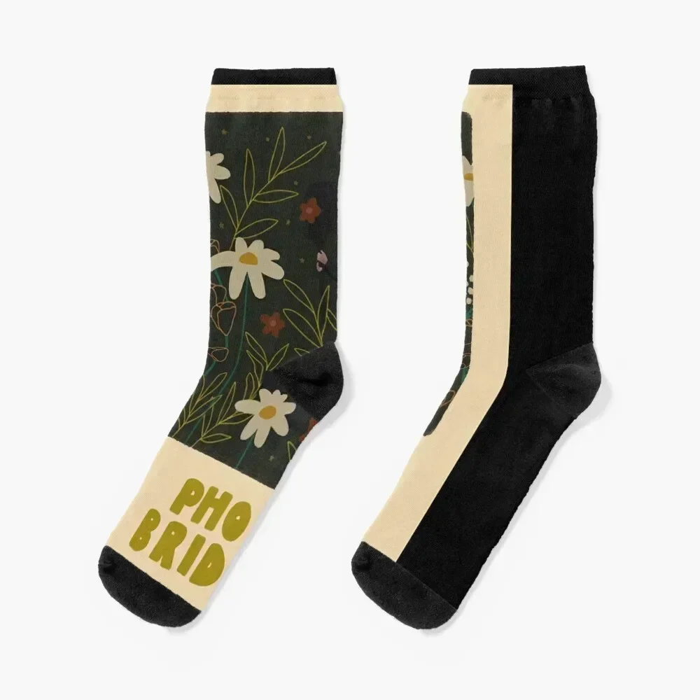

Phoebe Bridgers Socks custom sports Christmas Hiking boots Antiskid soccer Socks Women's Men's