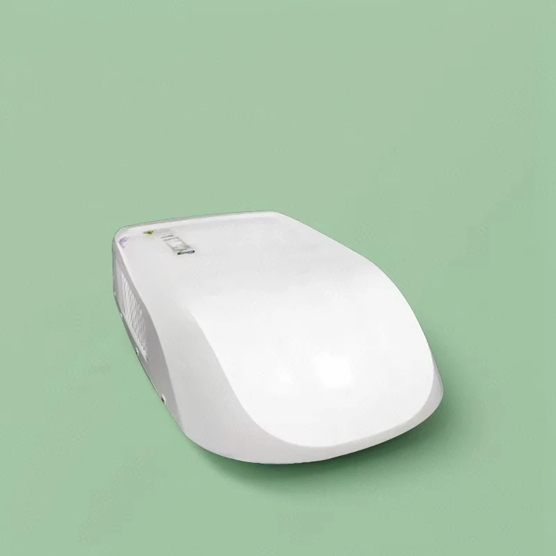 مكيف هواء رائع Gree R32 RV Caravan 110 فولت 15000Btu عاكس تلقائي رفيع يعمل بالتيار المتردد على السطح مع مؤقت للتخييم RV #3