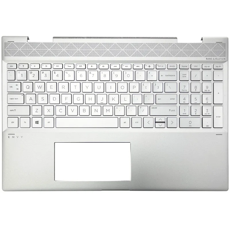 New US keyboard For HP ENVY X360 15-CN 15M-CN 15-CP 15-AG TPN-W134 Laptop Upper Palmrest keyboard Cover Brown/Silver