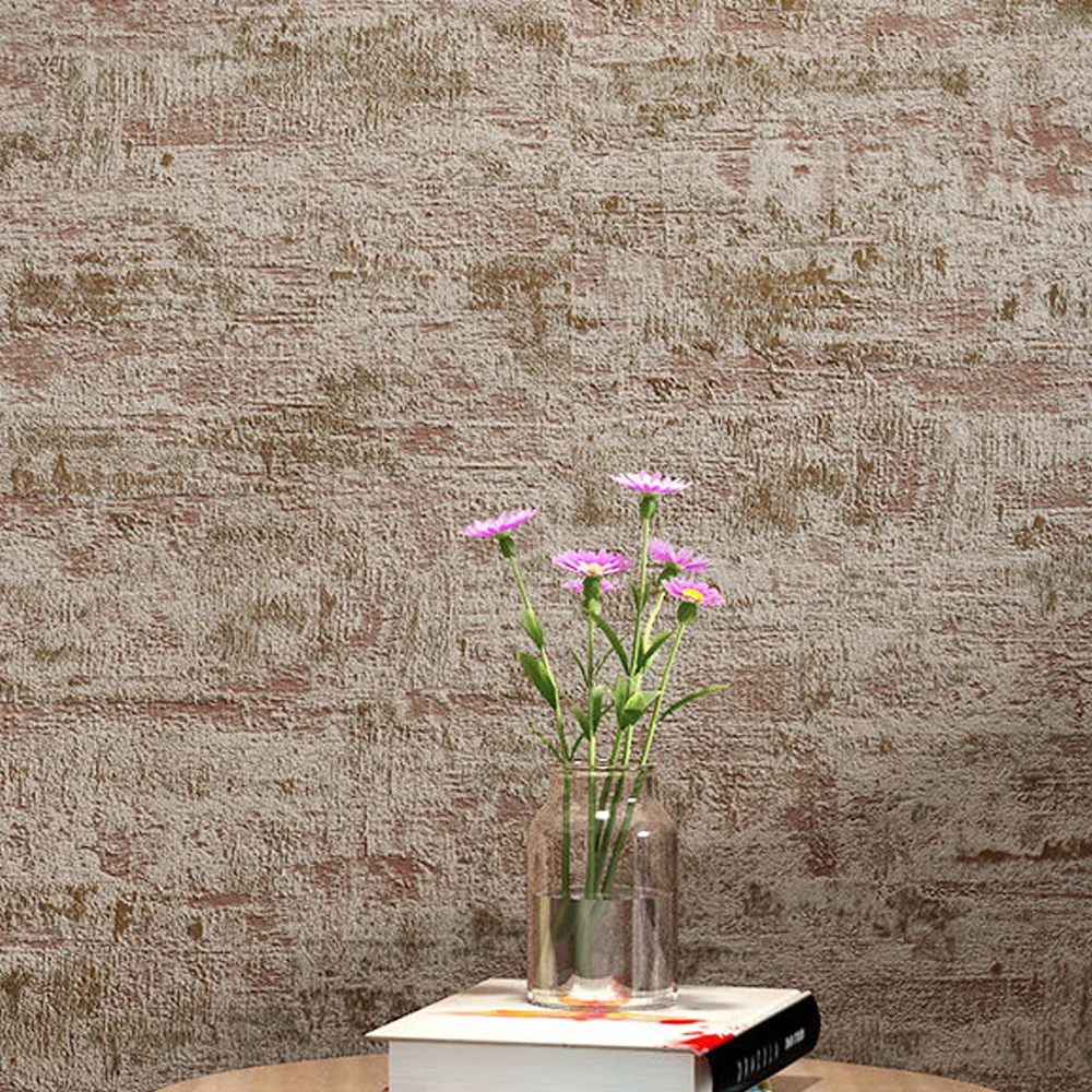 

Retro Plain Grey Cement PVC Vinyl Wallpaper for Walls Living Room Bar Cafe Restaurant Clothing Shop Background Wallpaper Roll