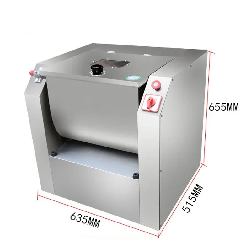 Dough Flour Mixer Automatic Kneading Machine 220V/1500W Horizontal Electric Kneading Machine