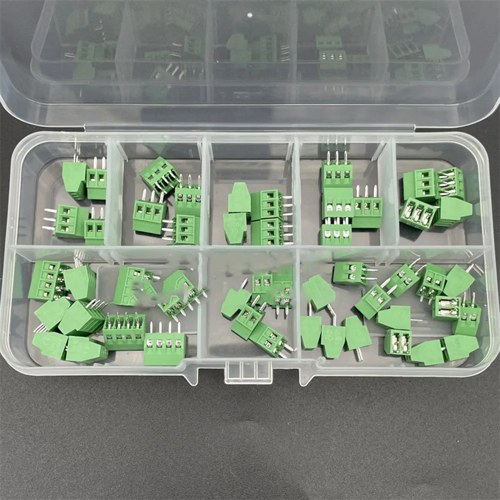 Versatile KF128 Terminal Block Screw Terminal Pitch: 2.54 Mm Nominal Voltage Pin No. Rated Current Color Green