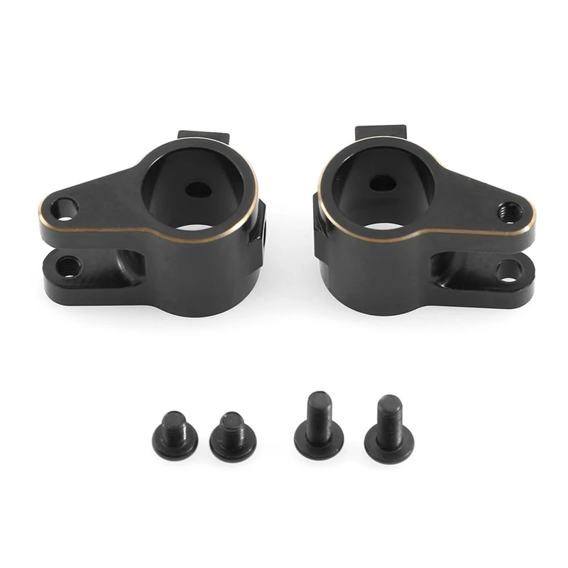 Soporte de enlace de enlace de choque inferior de latón con revestimiento negro para Axial SCX10 PRO 1/10 coche trepador de control remoto accesorios de repuesto de actualización