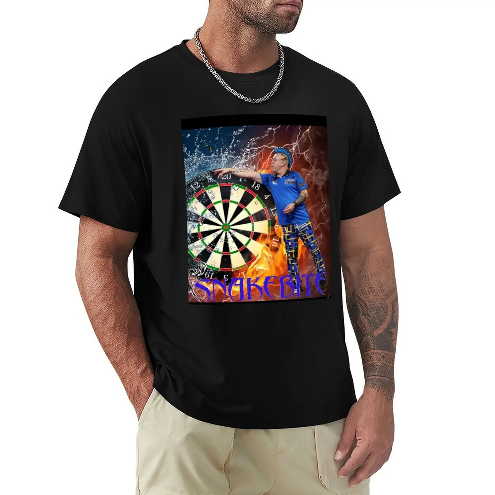 Peter Wright Snakebite T-Shirt Quick Dry Fishing T-Shirt