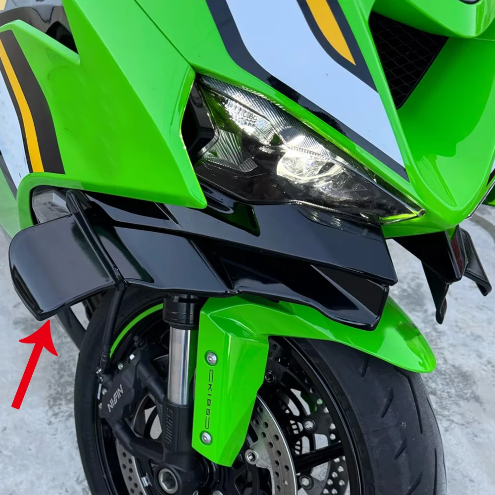 aileron-zx6r-pour-kawasaki-ninja-zx-6r-2024-2025-2026-zx-6r-spoiler-aile-laterale-deflecteur-lame-avant-carenage-accessoires-moto