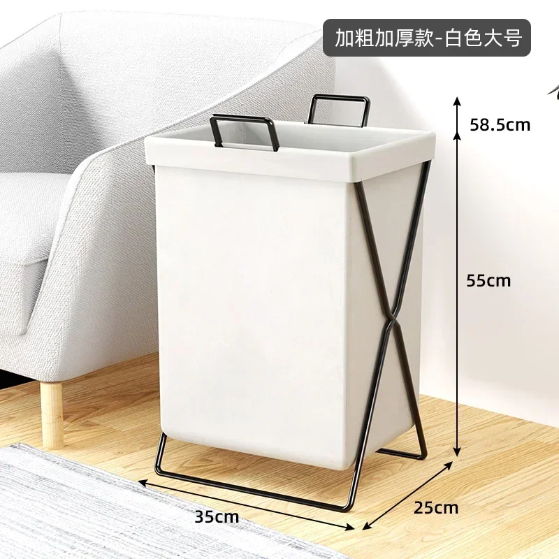 

Hot sale new dirty clothes basket light luxury home bathroom waterproof laundry storage artifact