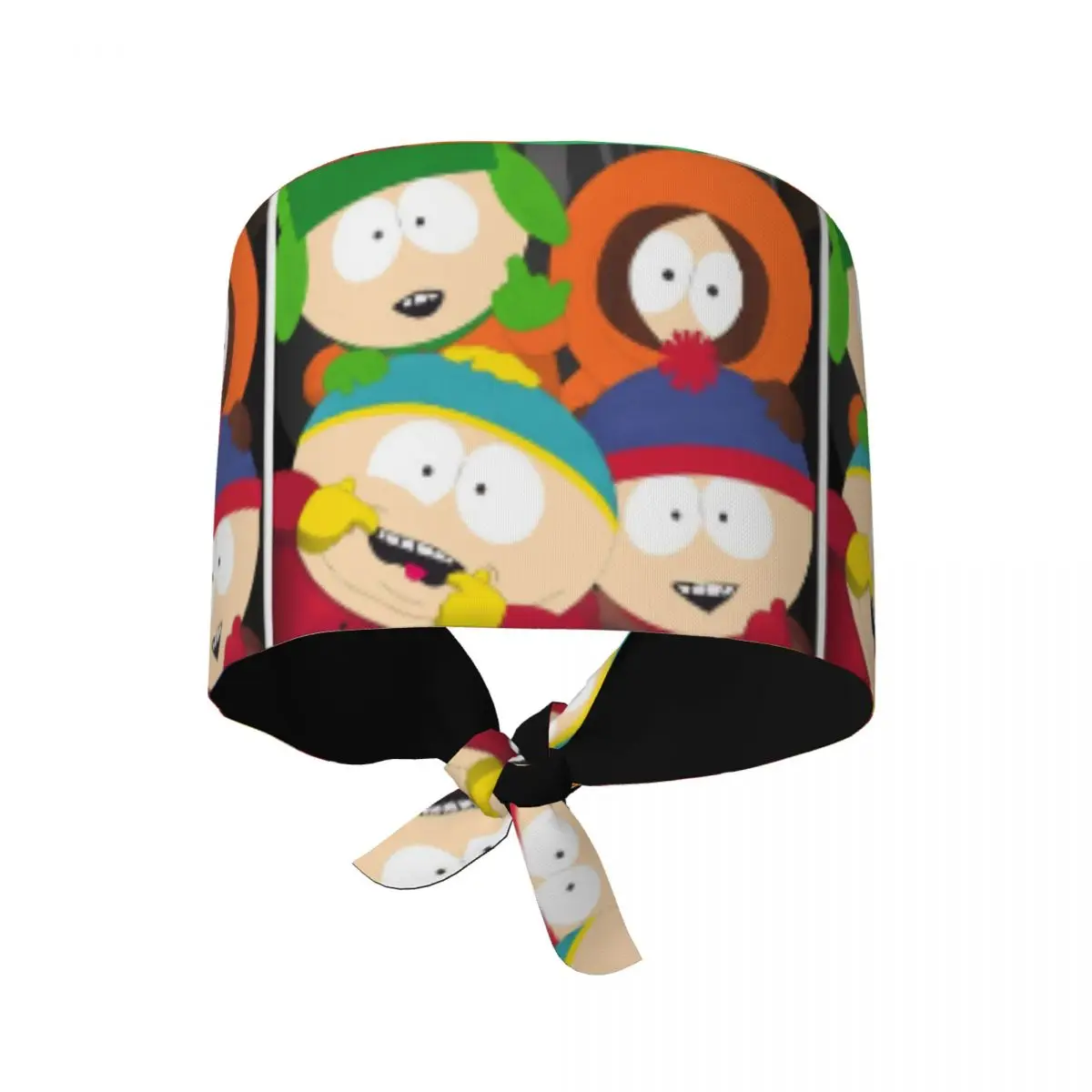 Work Scrubs Hat Souths Parks Nurse Hats For Women and Men Tie Back Working Caps Soft Elastic Printed Medical Hat