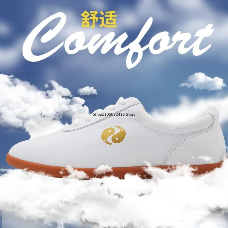 أحذية تاي تشي الصينية التقليدية للنساء والرجال أحذية فنون الدفاع عن النفس أحذية تدريب الكونغفو المريحة في الهواء الطلق أحذية رياضية منخفضة الأعلى #4