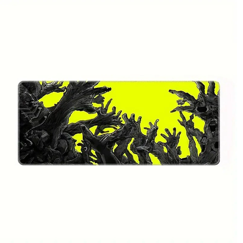 

Horror Zombie Gaming Mouse Pad with Non-slip Rubber Base Perfect for Keyboard and Laptop Desktop Setup MousePad Gaming Mouse Mat