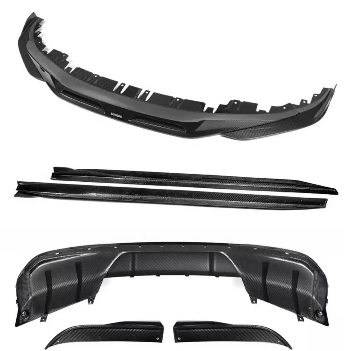 

Carbon Fiber Body Kit Front Rear Lip Side Skirt Assembly For BMW i4 Modified New Style Auto Accessories