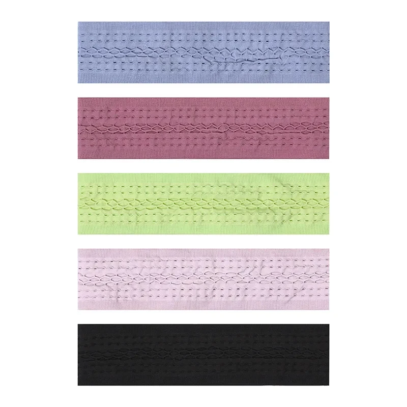 Unisex Solid Color Sports Headband Non-Slip Sweat-Absorbing Moisture Wicking Workout Running Yoga Headband