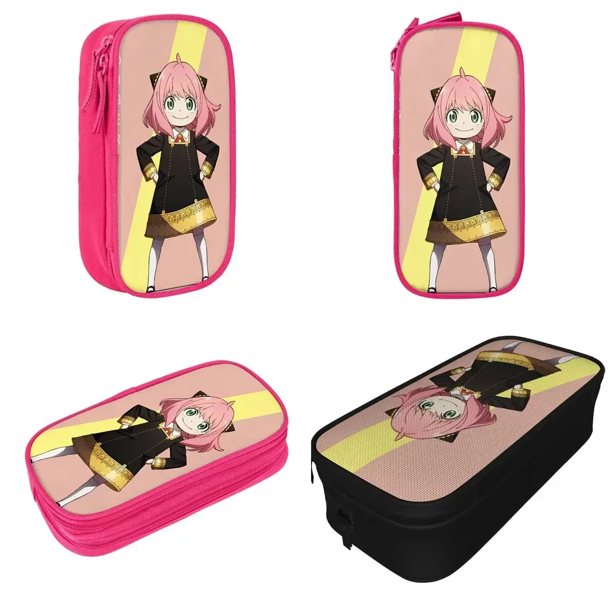 

Anya Forger Pencil Case Pen Holder Bags Student Large Storage Students School Gifts Pencilcases
