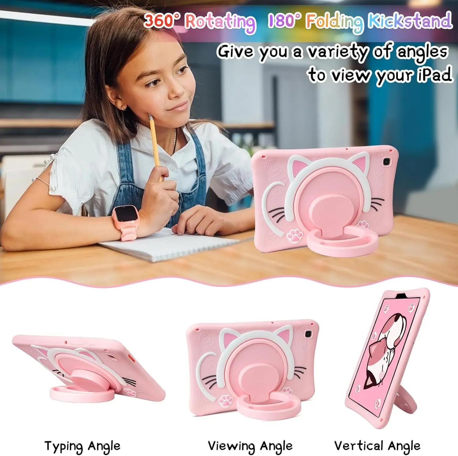 Custodia per bambini per Samsung Galaxy Tab A 8.0 SM-T290/T295 2019 10.1 T510 T515 Tablet Cover Tab A7 Lite8.7 A9 + 11 Stand Custodia antiurto
