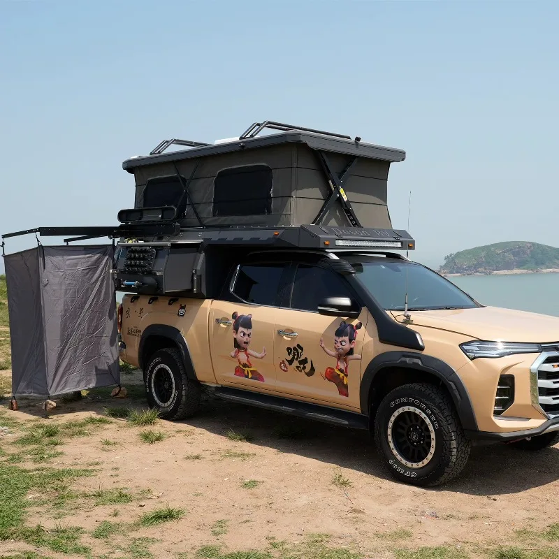 Custom Design Expandable TP03 Slide In Pop Up Truck Camper for F150 Truck Bed Overland Camping and Travel Use Customize