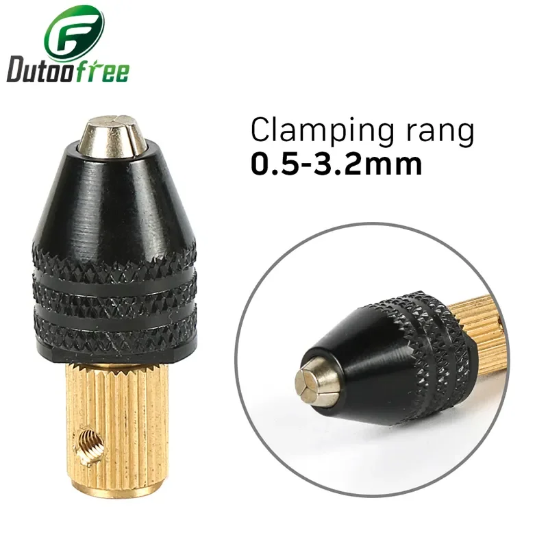 Elektro werkzeuge 1 Stk. 3,17mm Elektromotor welle Mini-Spannfutter-Befestigungs klemme 0,5mm-3,2mm