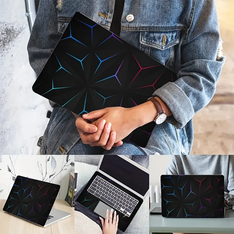 

2 pieces, line art design as computer skin, suitable for laptops, HP, Apple, Dell, Lenovo, HP, Samsung, Microsoft, etc