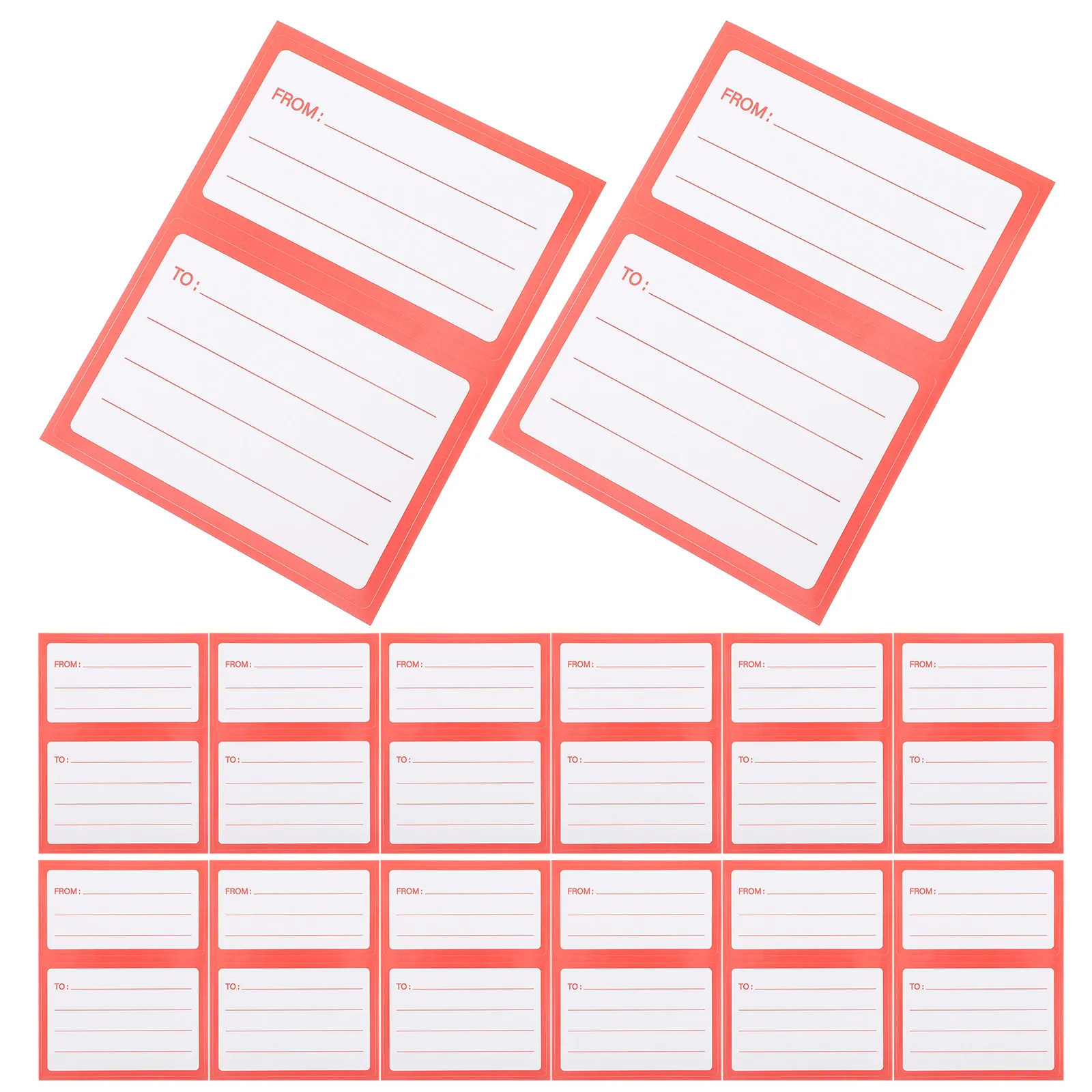 150Pcs Shipping Label Stickers Self Adhesive Mailing Labels for Envelopes Packages Returns Blank Address to and from Labels
