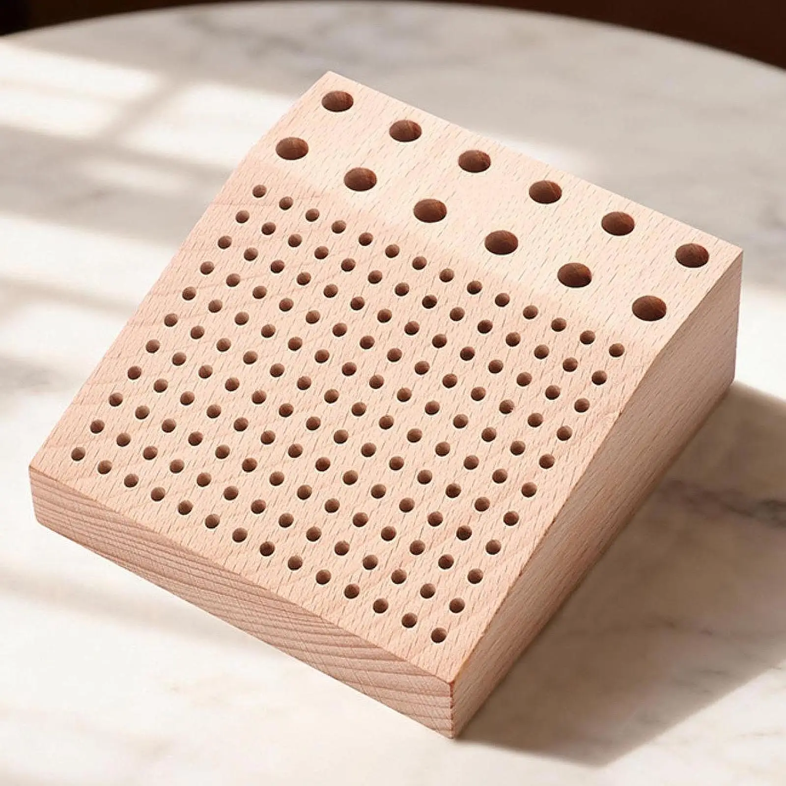 

Органайзер для бит, держатель для отверток для гаража, мастерской, деревянного верстака, портативный многоразовый органайзер для хранения полировальных насадок