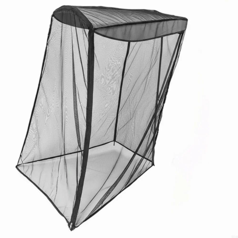 Hiking Zipper Opening Mosquito Net Cover Foldable Design Compact Size Bug Mesh Tent Insect Proof Mosquito Net Outdoors